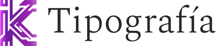 Tipografía logo design