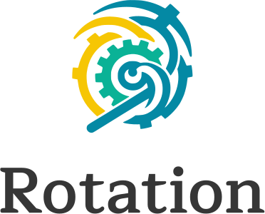 Rotation logo design