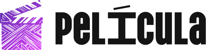 Película logo design