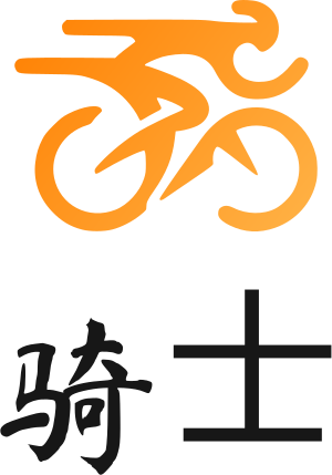 骑士 logo design