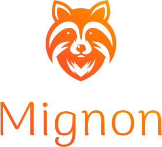 Mignon logo design