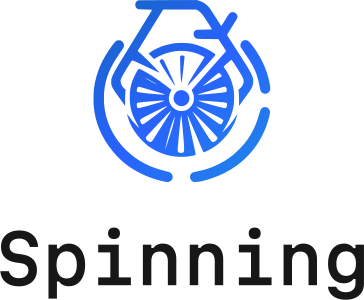 Spinning logo design