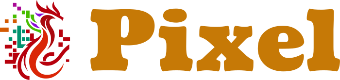 Pixel logo design