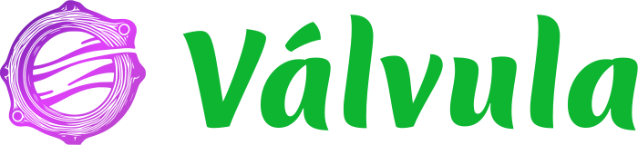 Válvula logo design