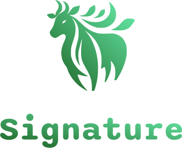 Signature logo design