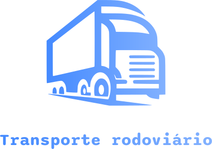 Transporte rodoviário logo design