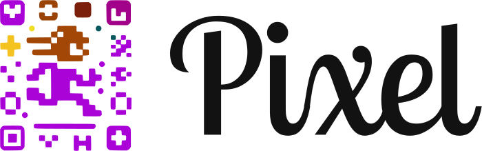 Pixel logo design