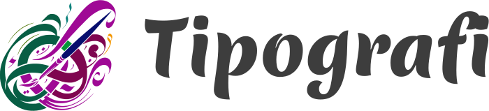 Tipografi logo design