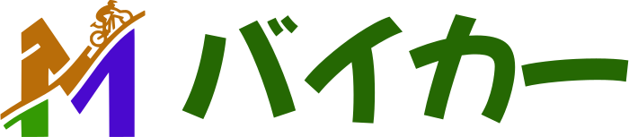 バイカー logo design