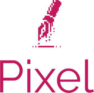 Pixel logo design