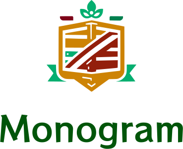 Monogram logo design