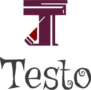 design del logo Testo