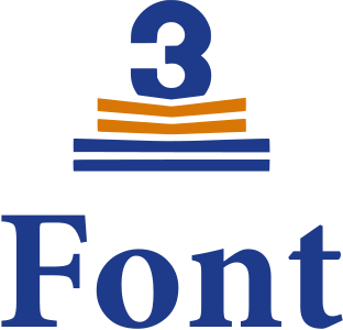desain logo Font