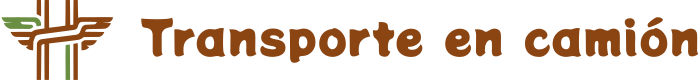 diseño de logotipo Transporte en camión