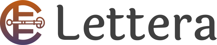 design del logo Lettera