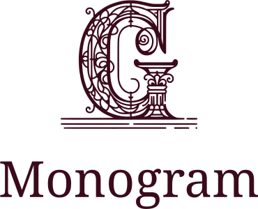 Monogram logo design