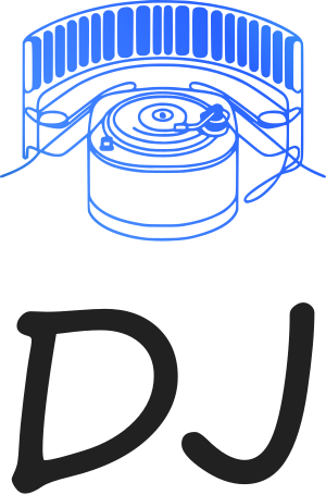 DJ logo design