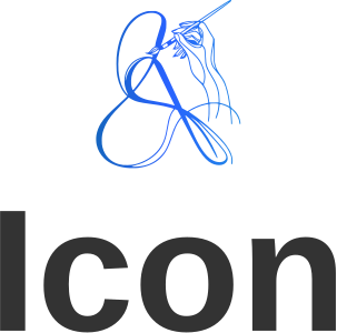 Icon logo design
