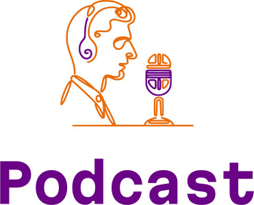 desain logo Podcast