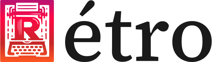 création de logo Rétro