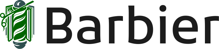 création de logo Barbier