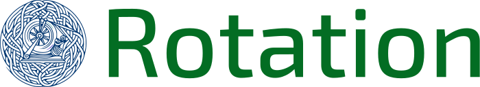 Rotation logo design