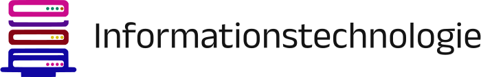 Informationstechnologie logo design