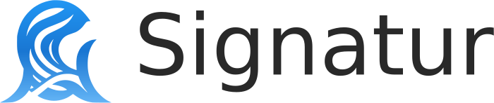 Signatur logo design