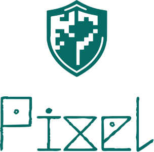 Pixel logo design