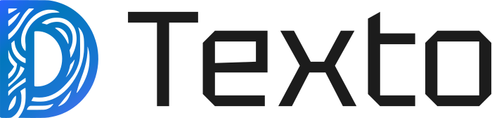 Texto logo design