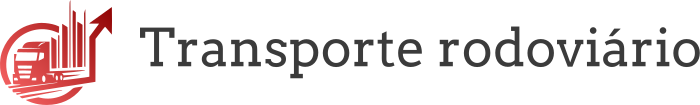 Transporte rodoviário logo design