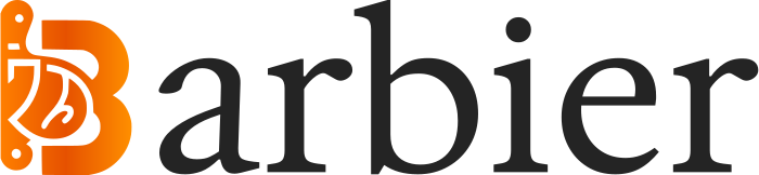 Barbier logo design