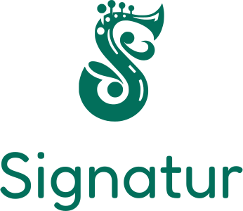 Signatur logo design