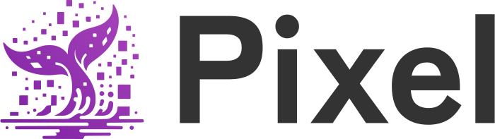 Pixel logo design