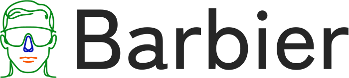 Barbier logo design
