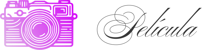 Película logo design