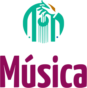 Música logo design