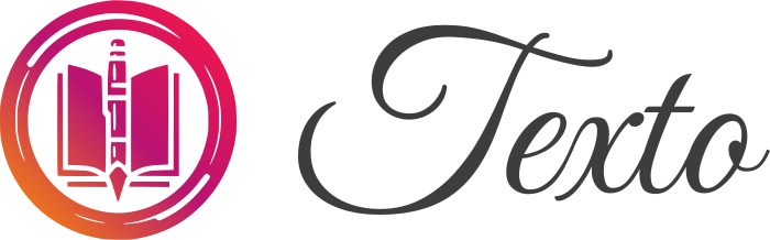 Texto logo design
