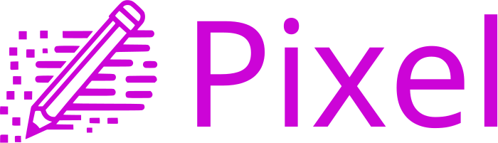 Pixel logo design