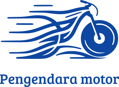 desain logo Pengendara motor