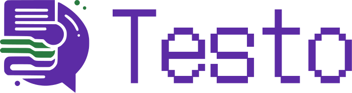 design del logo Testo