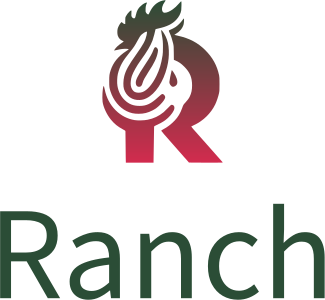 design del logo Ranch
